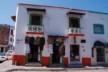 Puerto Vallarta Colorful storefronts